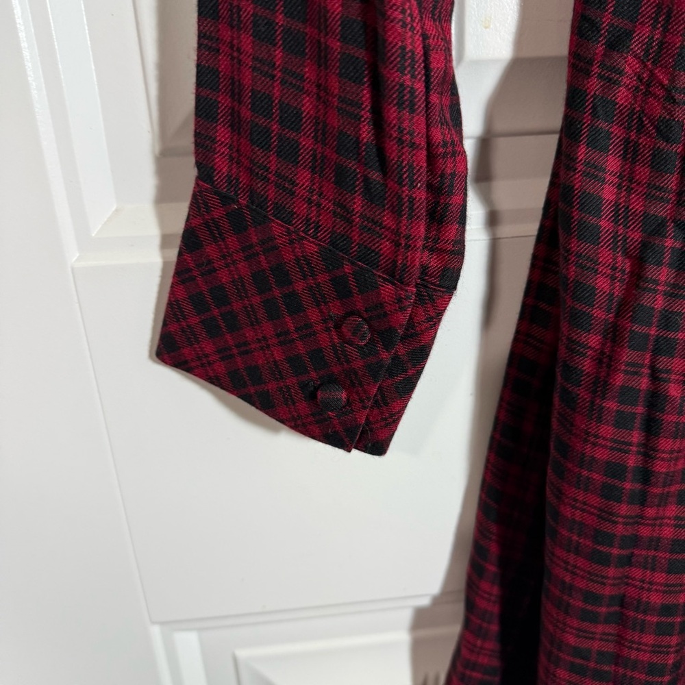 Sanctuary Checkered Long Sleeve Dress - Picture 9 of 12